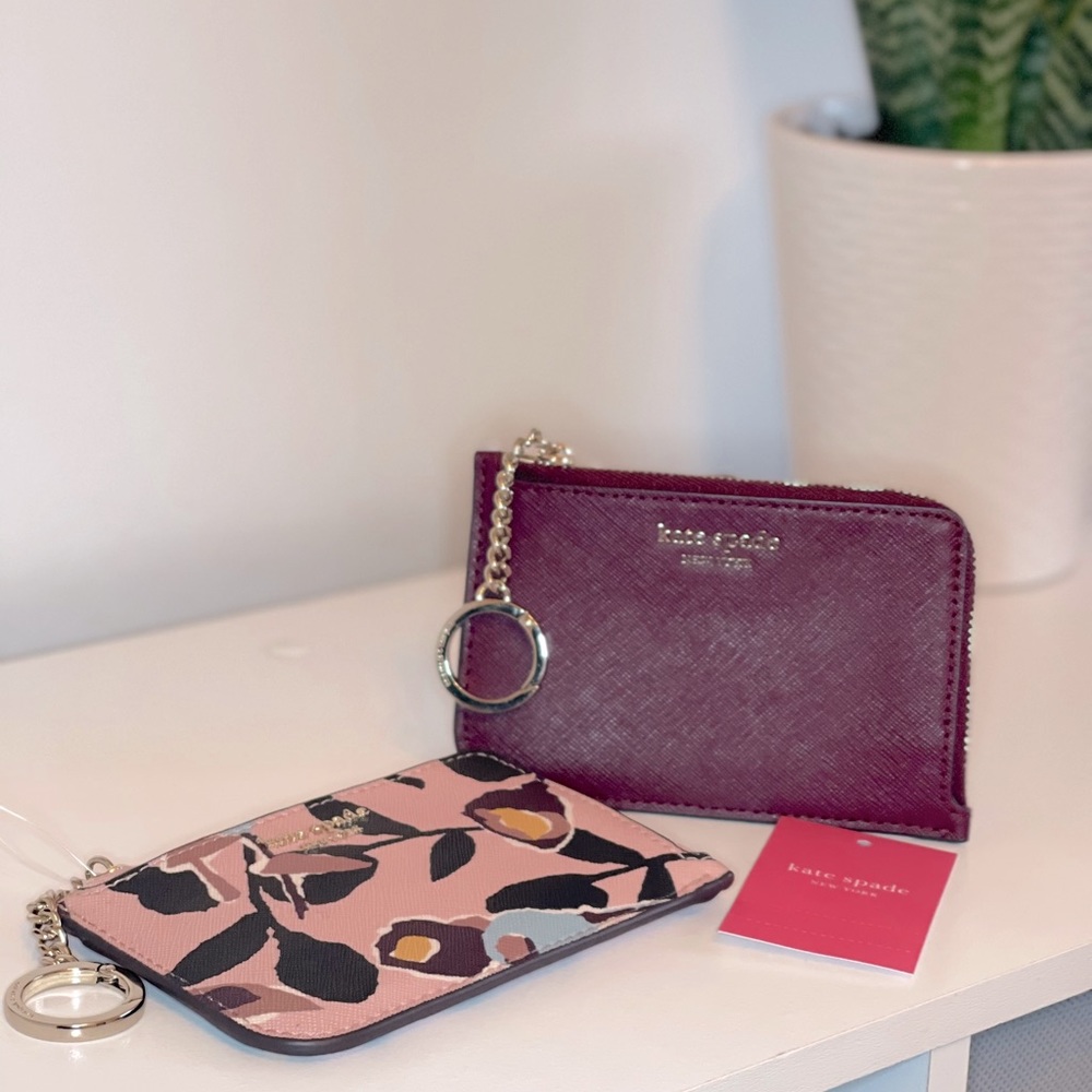 Kate Spade Wallet Solid Burgundy